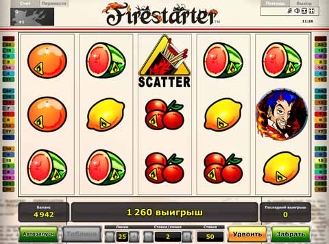 игровой автомат Firestarter